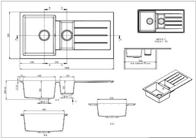 GRANMASTER FORTEA 150 INSET WHITE MASTERDURO 1.5 BOWL SINGLE DRAINER SINK, GRA0146 GRANMASTER FORTEA 150 INSET WHITE MASTERDURO 1.5 BOWL SINGLE DRAINER SINK, GRA0146